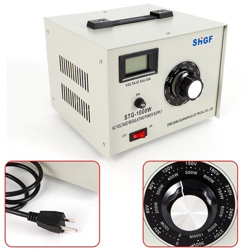 Variable Variac Auto Transformer Voltage Regulator Metered 0-300V STG-1000W