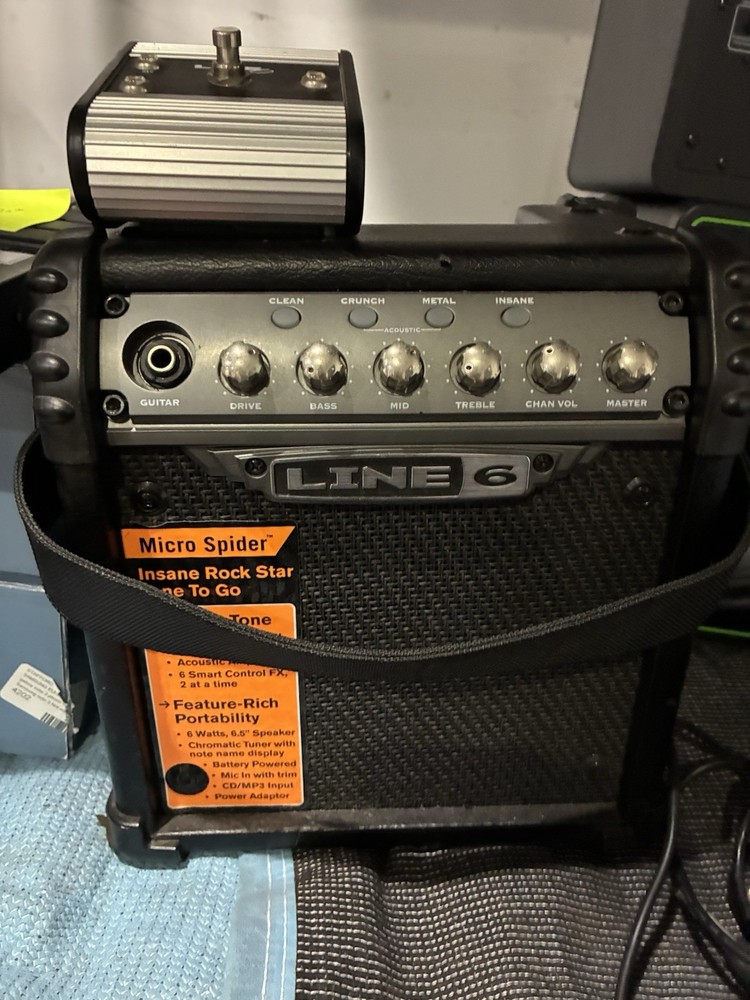 line 6 micro spider Amp With Pedal