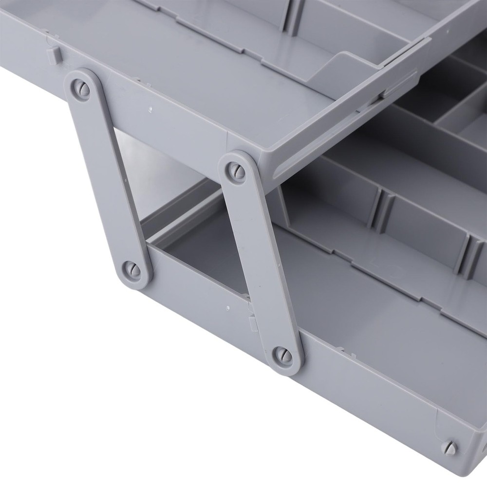 Multi Level Drawer Organizer, Expandable Folding Smart Drawer Organizer Makeu...