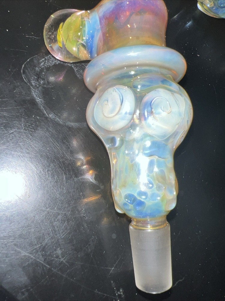 Travis Wigger Snodgrass Apprentice Top Hat Fumed 14mm Slide With Custom Mille