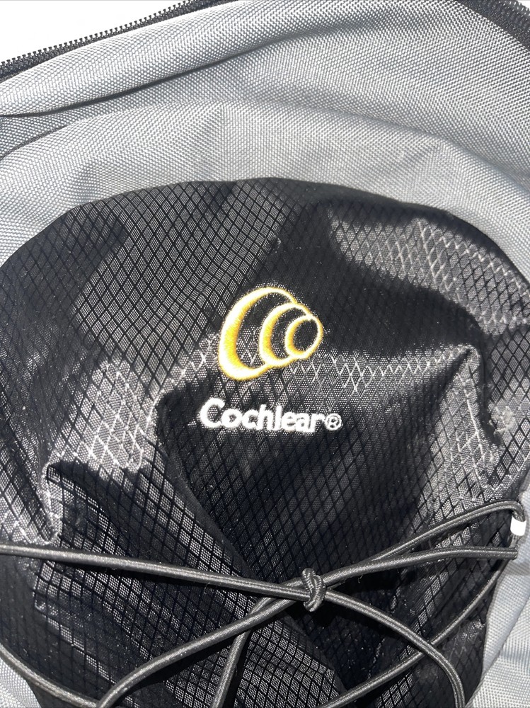 COCHLEAR Recipient Backpack Rucksack Grey Gray Black Bag P743078 24L