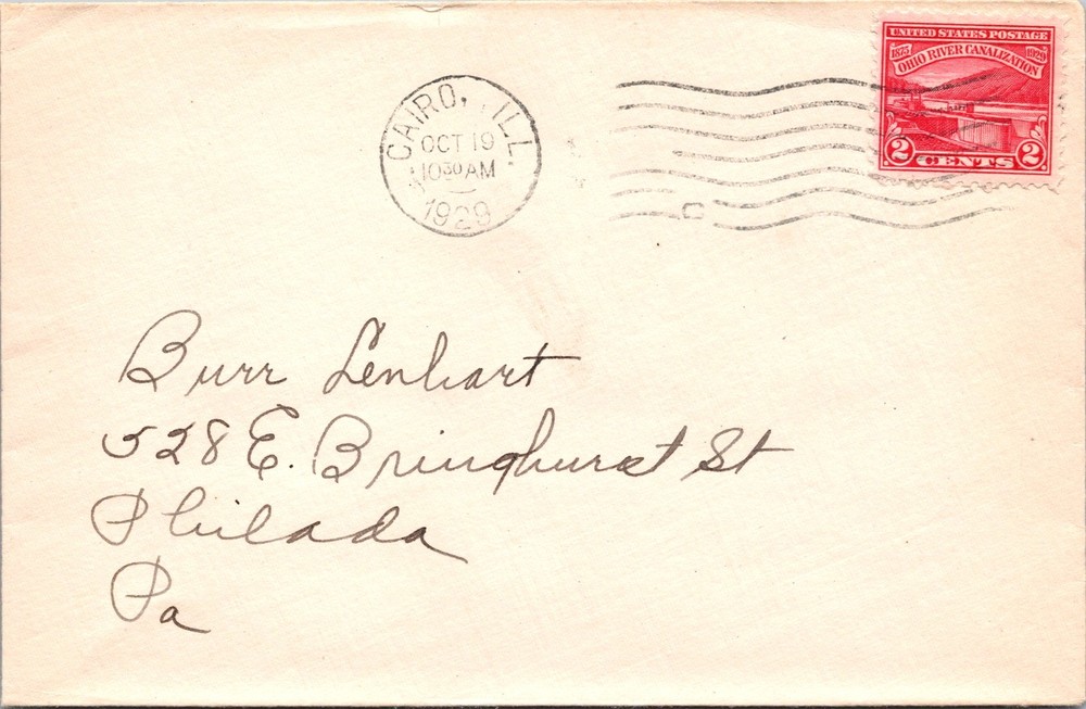 SC# 681 FDC - No Cachet - Cairo CDS - L36958