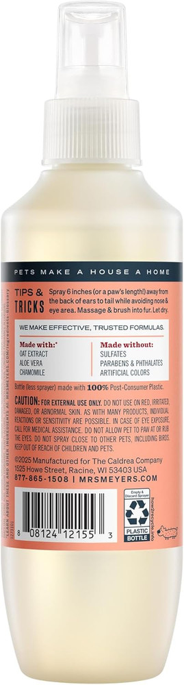 Clean Day Dog Deodorizing Spray, White Peach Scent, 8Oz