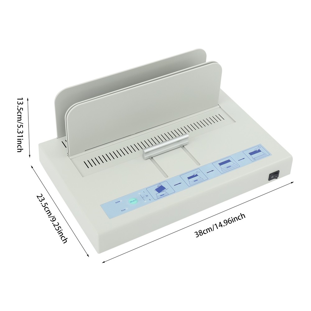 110V Universal Binding Machine Electric Book Automatic A4 Paper Binder Puncher