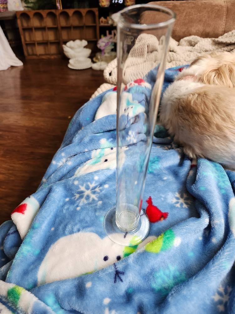 Antique Glass Hydrometer Cylinder