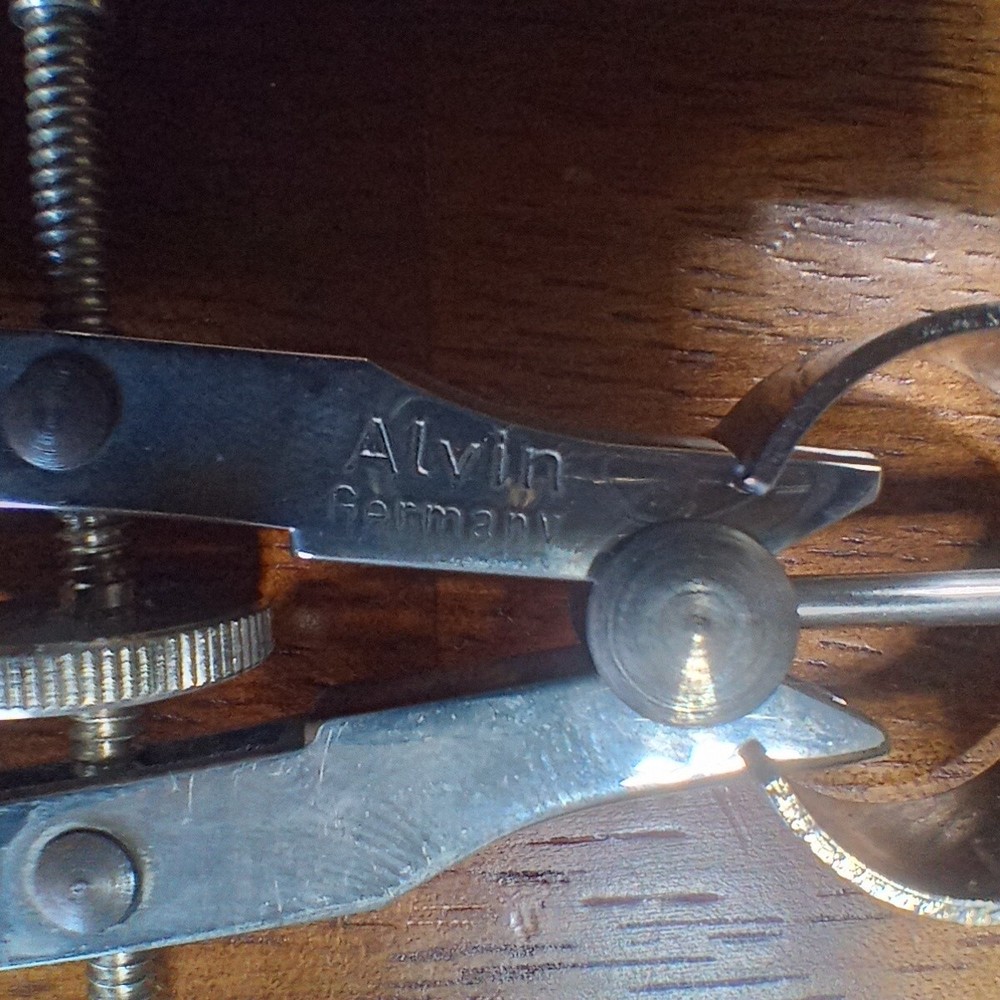 Alvin Germany 805 Master Bow Comb Compass Set Drafting Art Drawing Tools