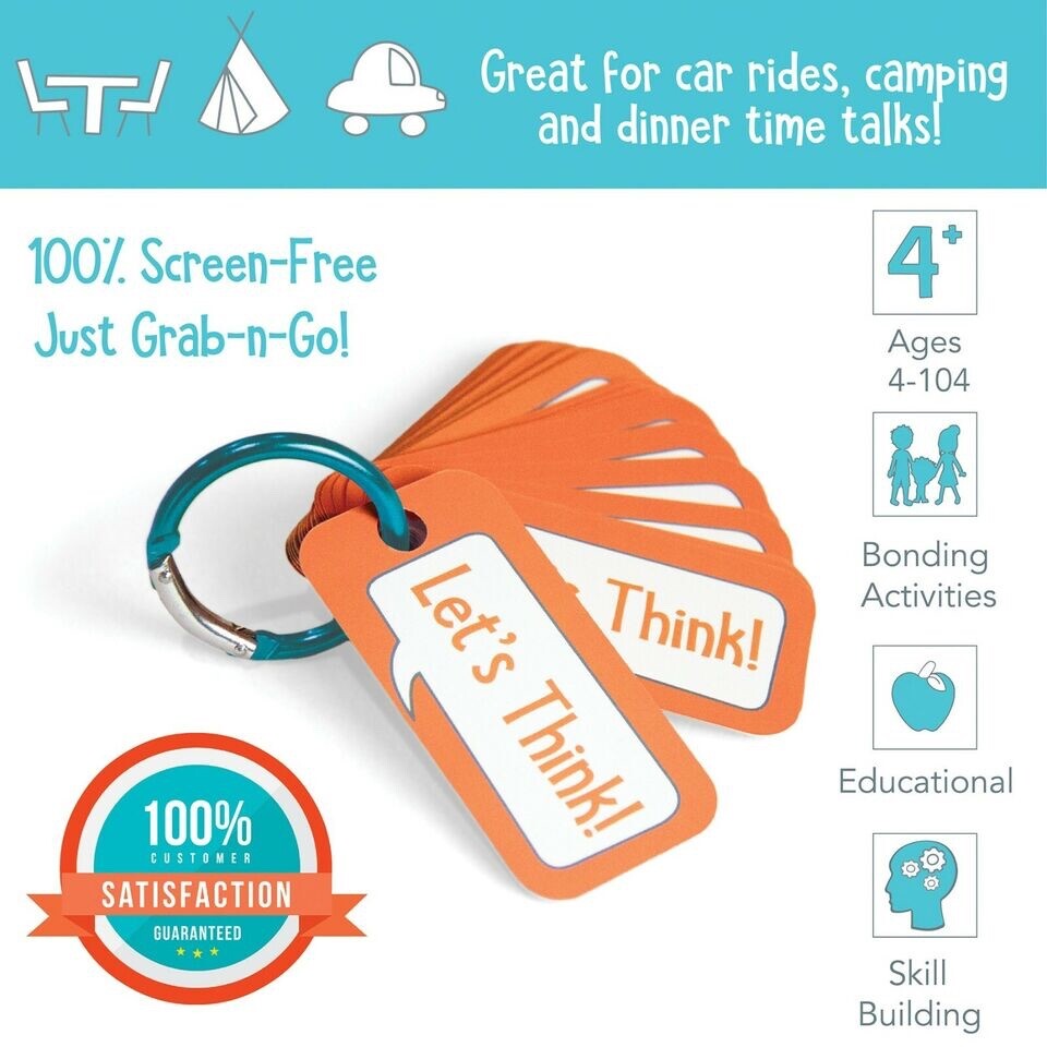 Open The Joy Let's Think Portable Conversation Cards