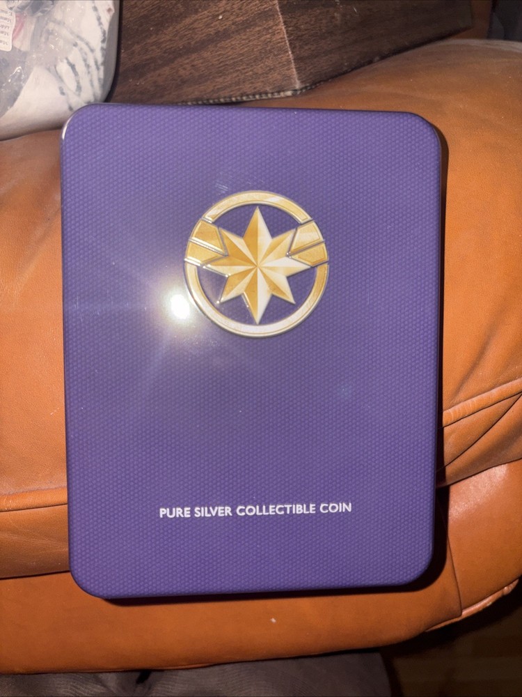 Fiji 2019 1$ Marvel Comics CAPTAIN MARVEL 1 oz Silver Proof Coin