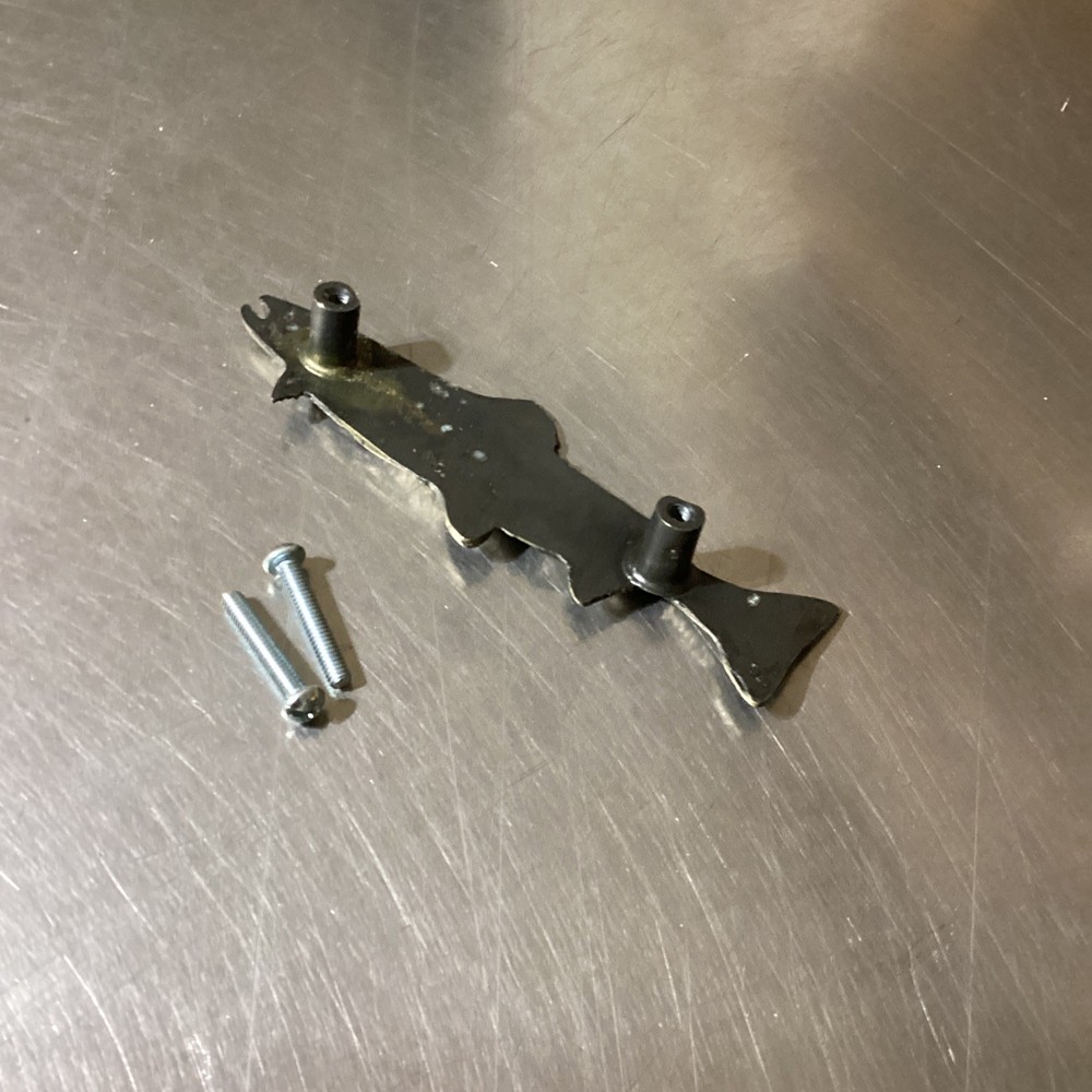 Fish Trout Shape Style Brass Cabinet Drawer Pull 5”