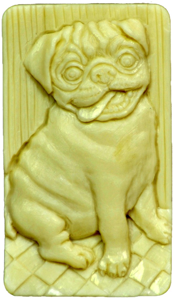PUG SILICONE MOLD for soap making and other crafts DOG