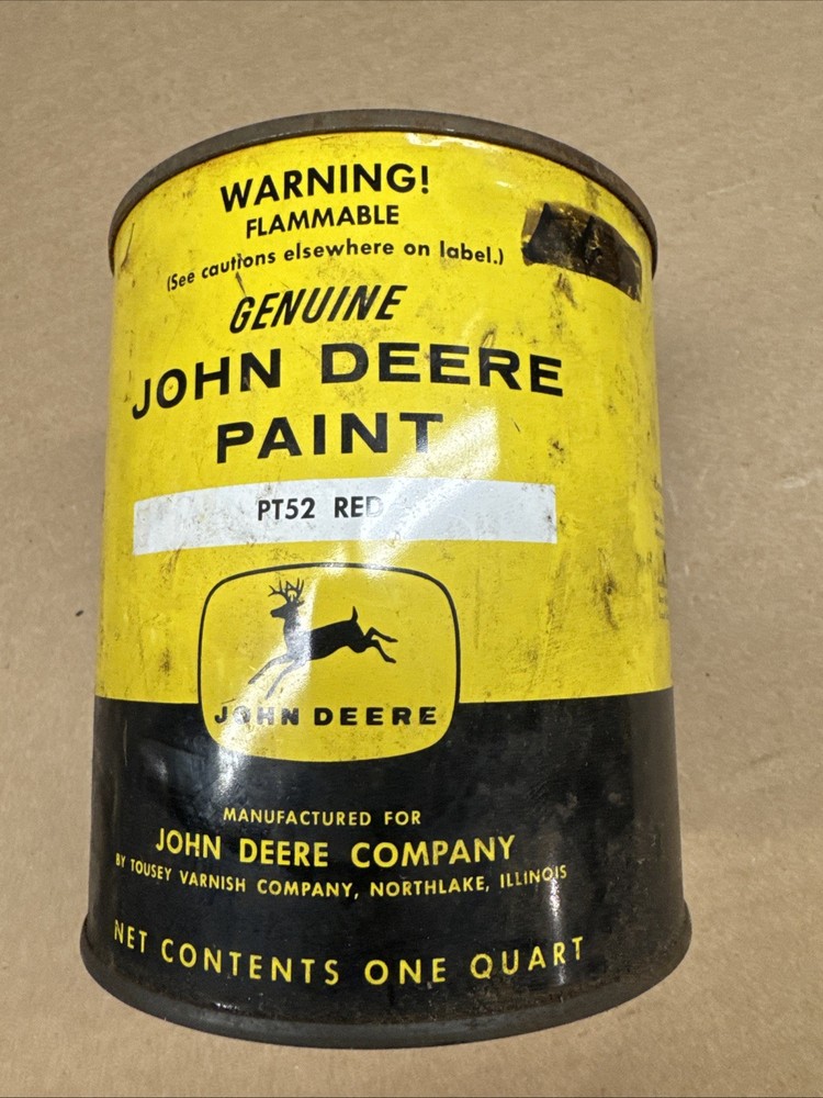Vintage Genuine John Deere PT52 Red Paint