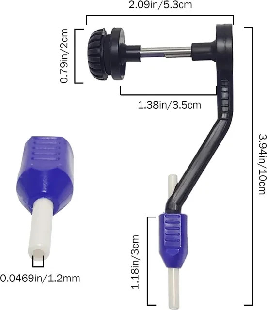 Fly Tying Tool Disc Drag  Ceramic Lined Black Bobbin Holder x 1