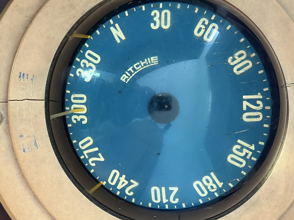 Vintage Ritchie SR-1 Voyager Compass - Working