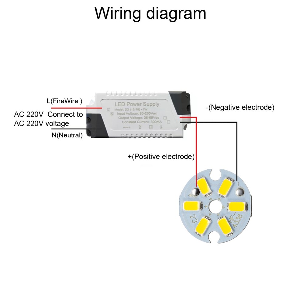 Surface Mounted Devices Chip Module Aluminum Board Pure White