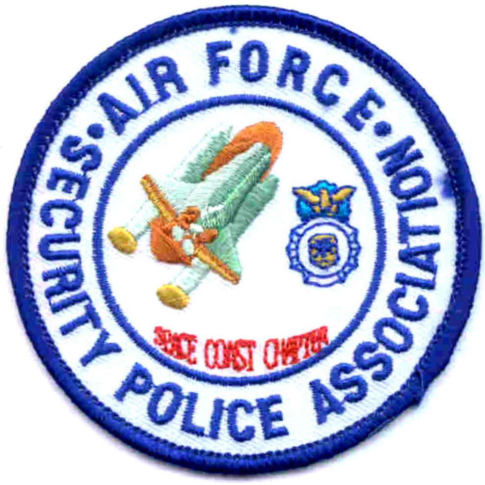 AIR FORCE NASA SPACE COAST SECURITY POLICE EMBROIDERED PATCH