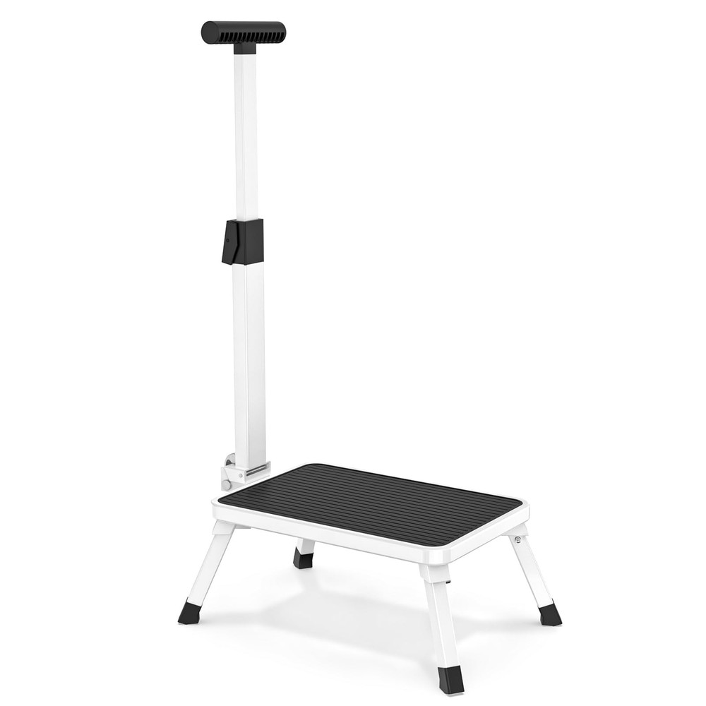 Step Stools for Adults, Foldable Step Stool with Handle for Elderly Seniors S...