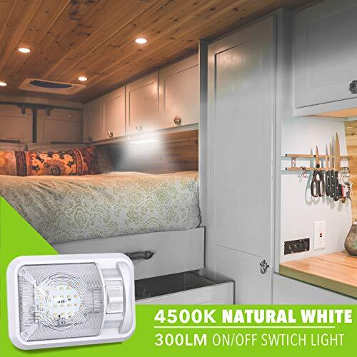 5 Pack 12V Led RV Ceiling Dome Light RV Interior Lighting for Trailer Camper wit