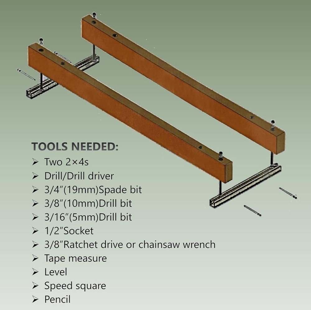 LAJIAOZ Slabbing Rail Brackets New In Box