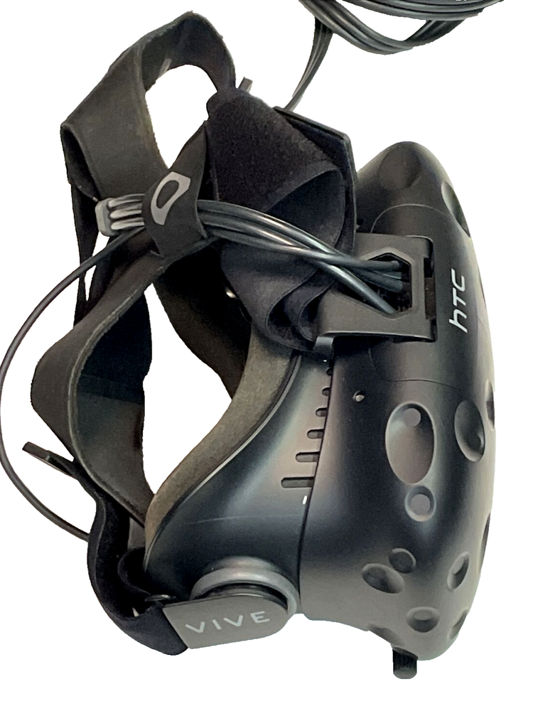HTC VIVE VR Headset w/ Cable & 2 Controllers Only