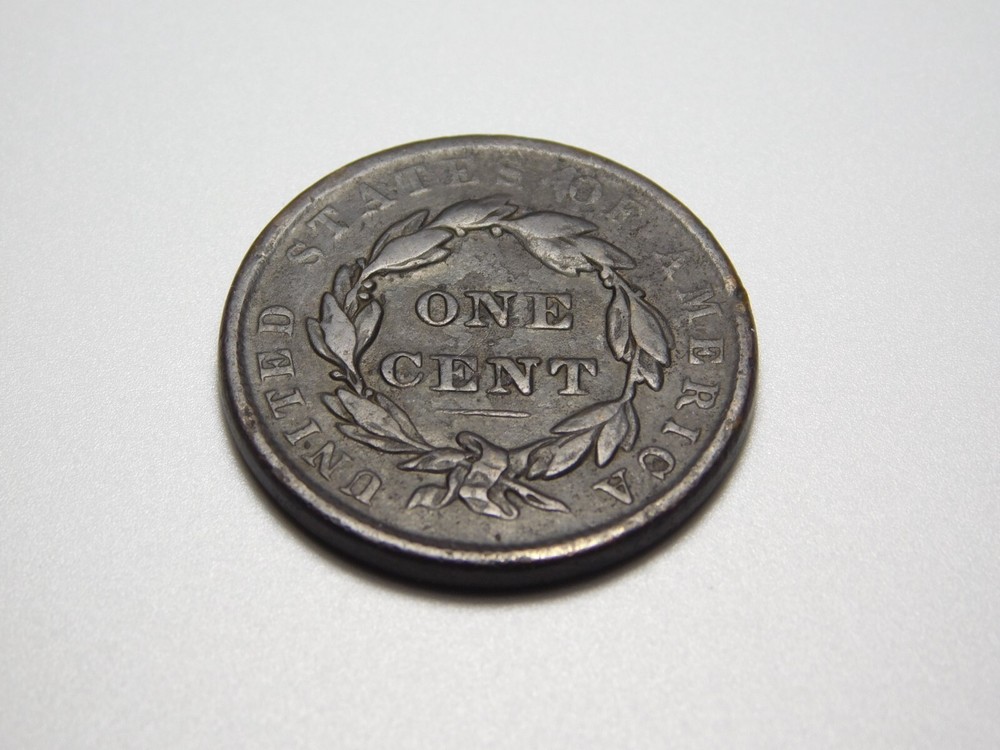 US COINS 1837 CORONET HEAD LARGE CENT