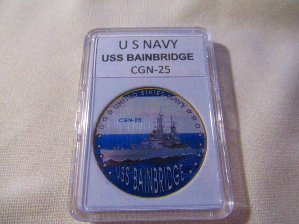 US NAVY - USS Bainbridge (CGN-25) Challenge Coin