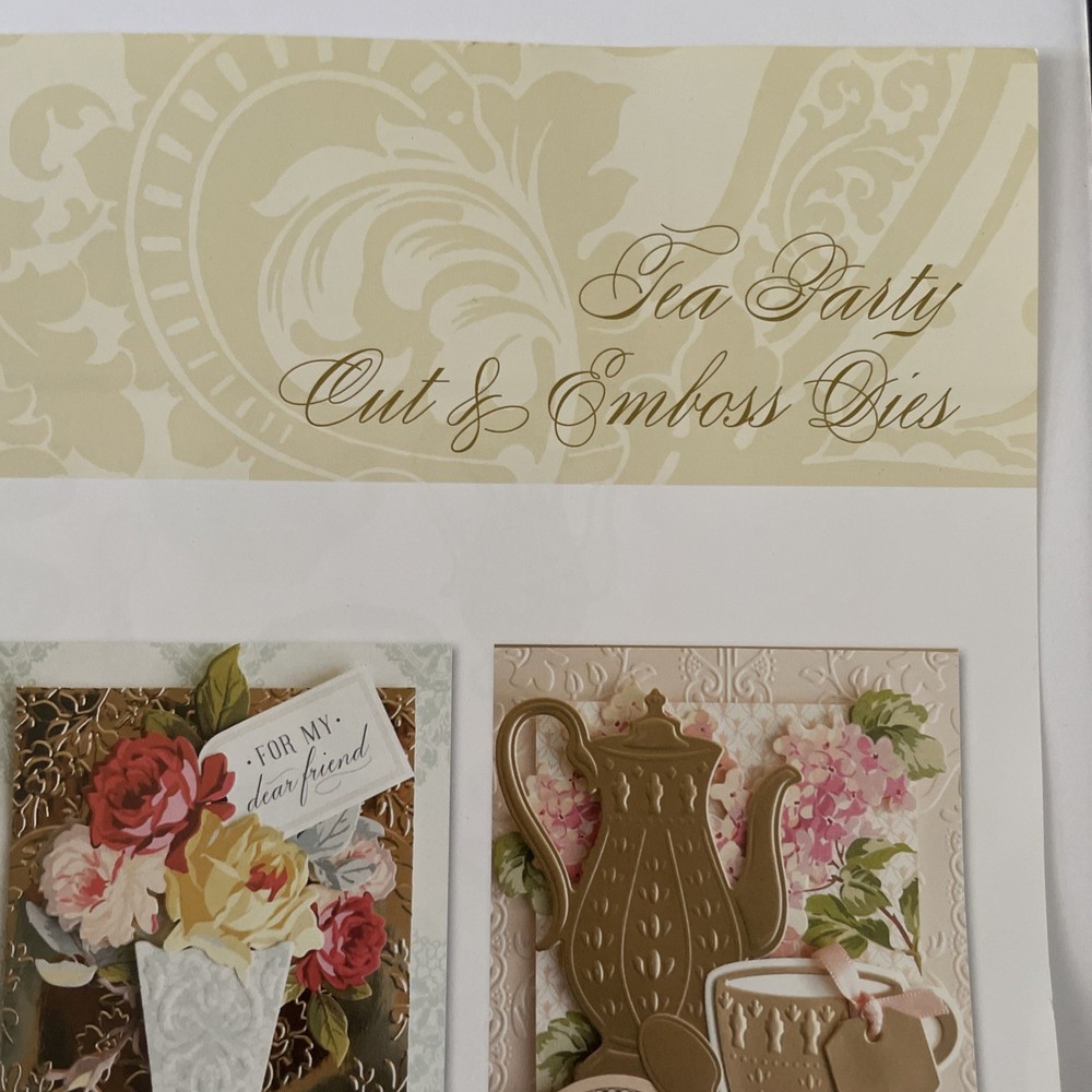 Anna Griffin Tea Party Cut & Emboss Dies