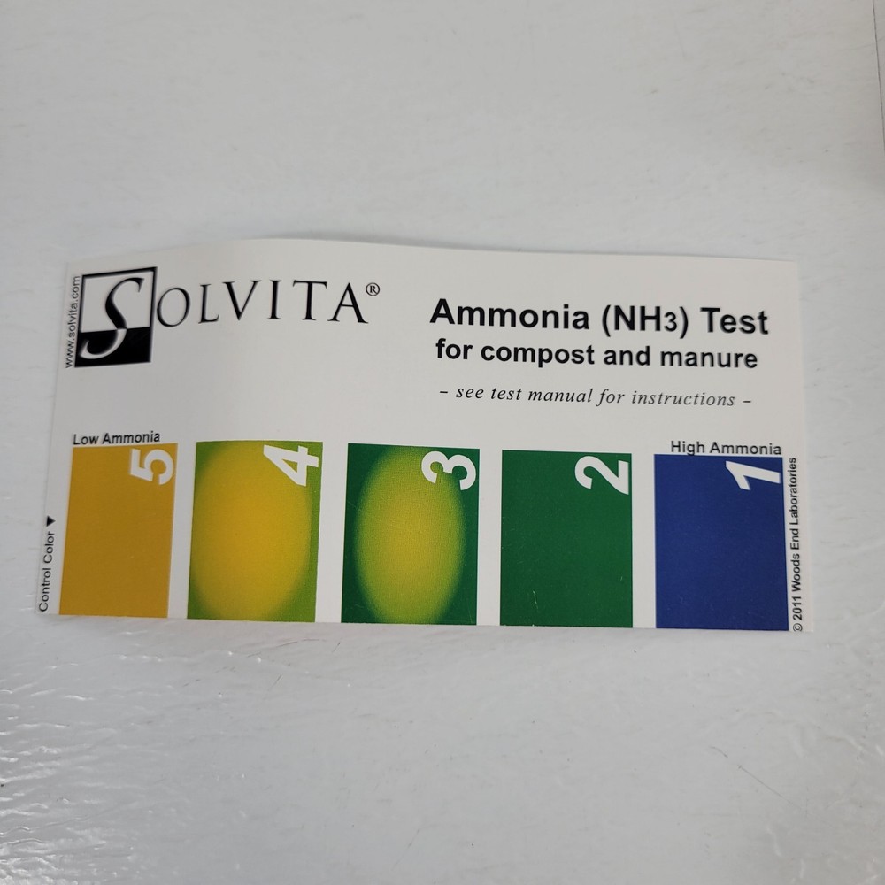 68 PACKETS- Solvita Ammonia Detector Single Packets for Soil Testing Analysis