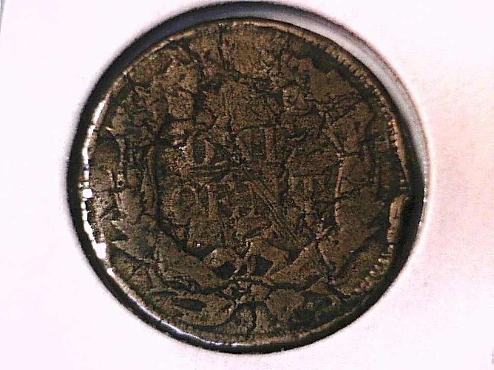 1858 Flying Eagle Cent Genuine Raw Ungraded 01354