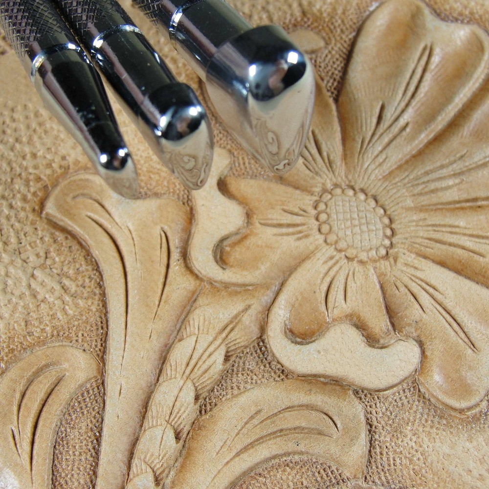 Japan Select - Smooth Pear Shader Stamp Set (3-Piece Set, Leather Tools)