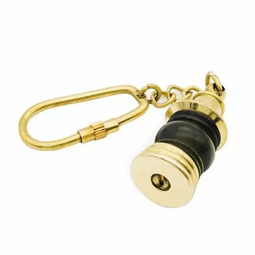 Lantern Brass Miniature Medieval Nautical Solid Pirate Keychain Handmade Gift