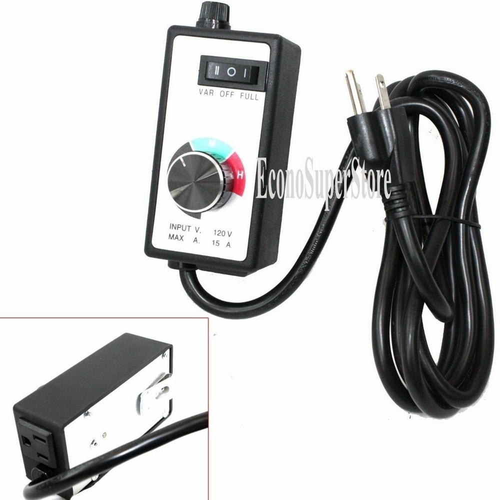 6" Inline Fan Air Blower Speed Controller Hydroponic Odor Scrubber Carbon Filter
