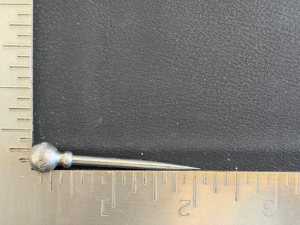 Vintage Drafting Scriber Points Lot Of Two Knurled Handle Layout Tools 2” Long