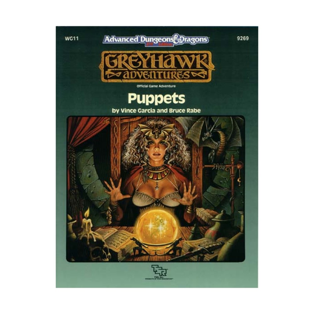 TSR Greyhawk Puppets VG+