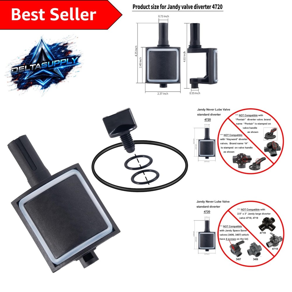 Replacement Diverter Valve Kit for Jandy - 4720 - Enhanced Pool Efficiency