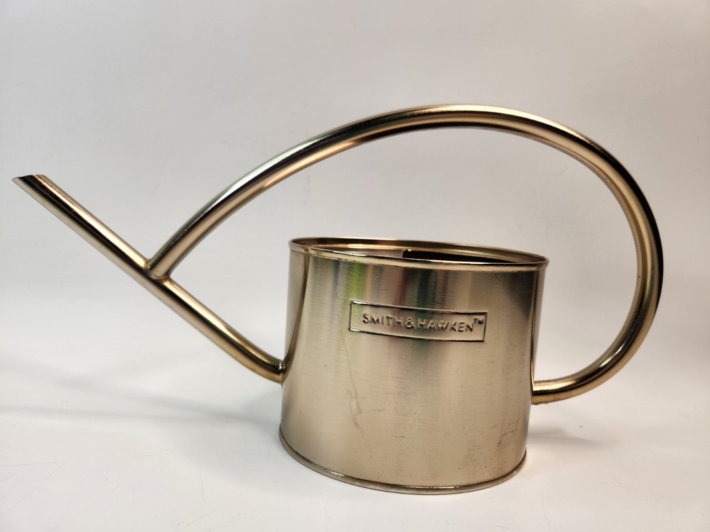 Smith And Hawken Mini Watering Can In Gold Brass