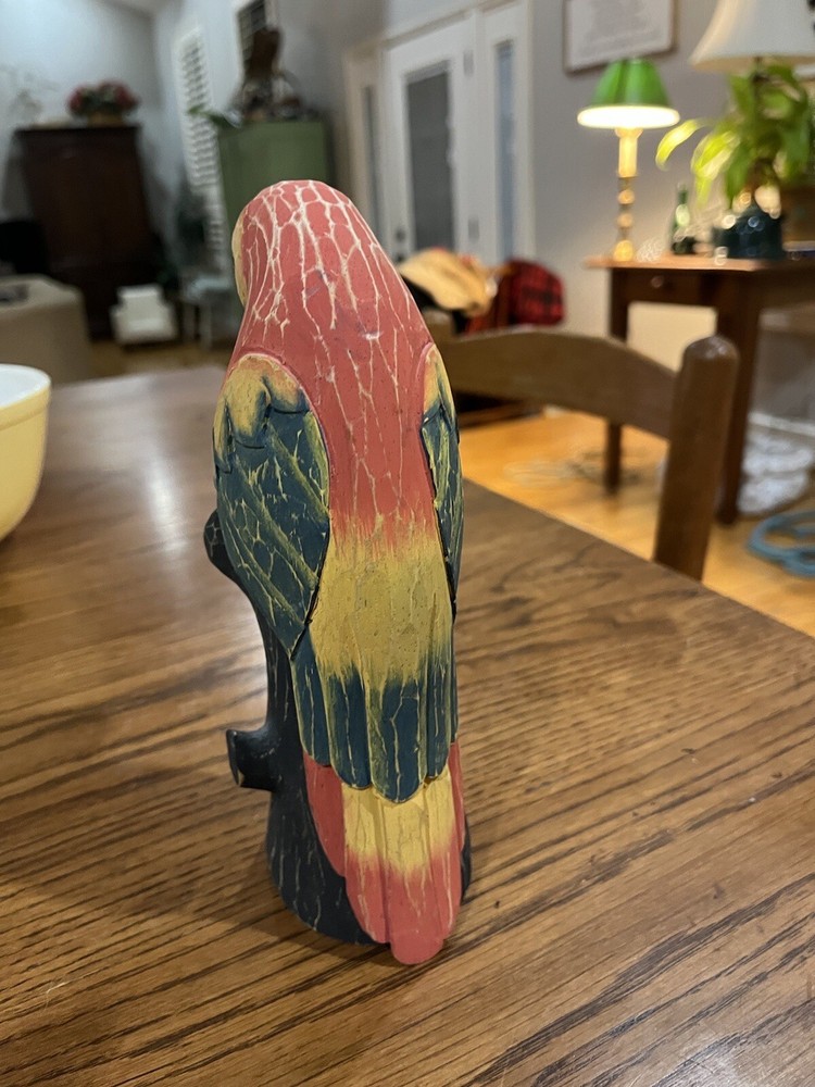 Hand Carved Parrot