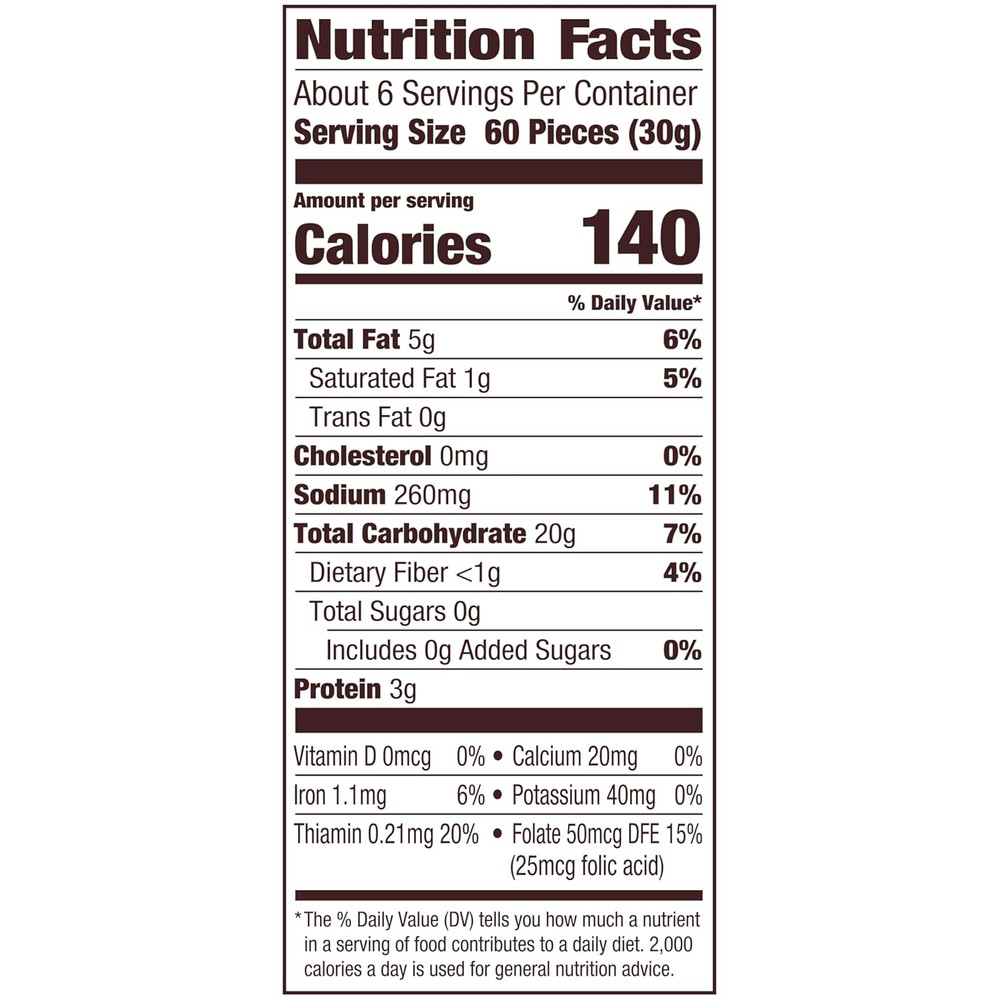 Parmesan Crackers, Snack Crackers, 6.6 oz bag