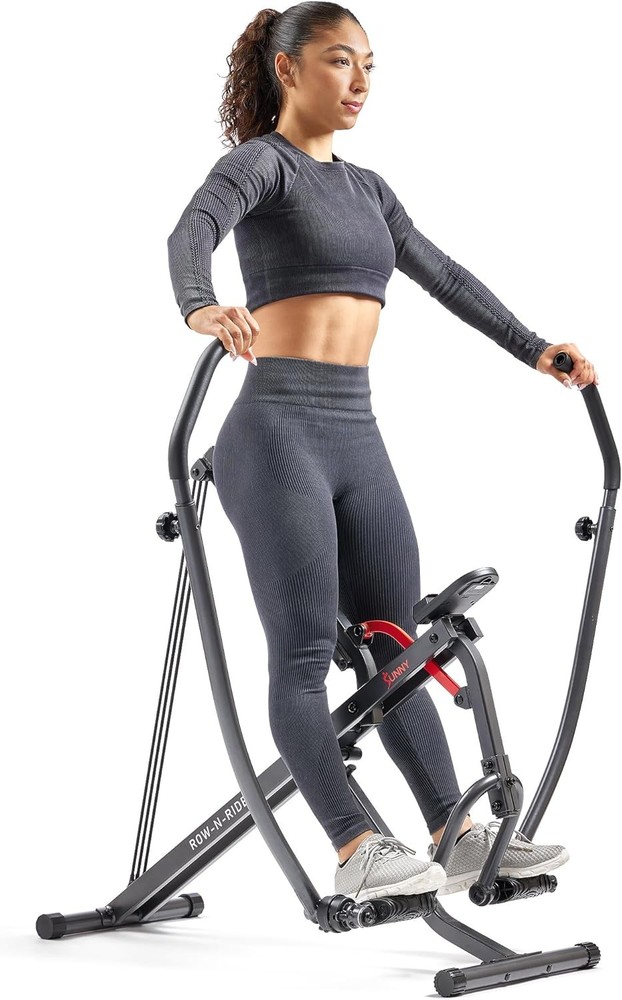 Full-Motion Rowing Machine w/Adjustable Resistance Low-Impact Full-Body Workout