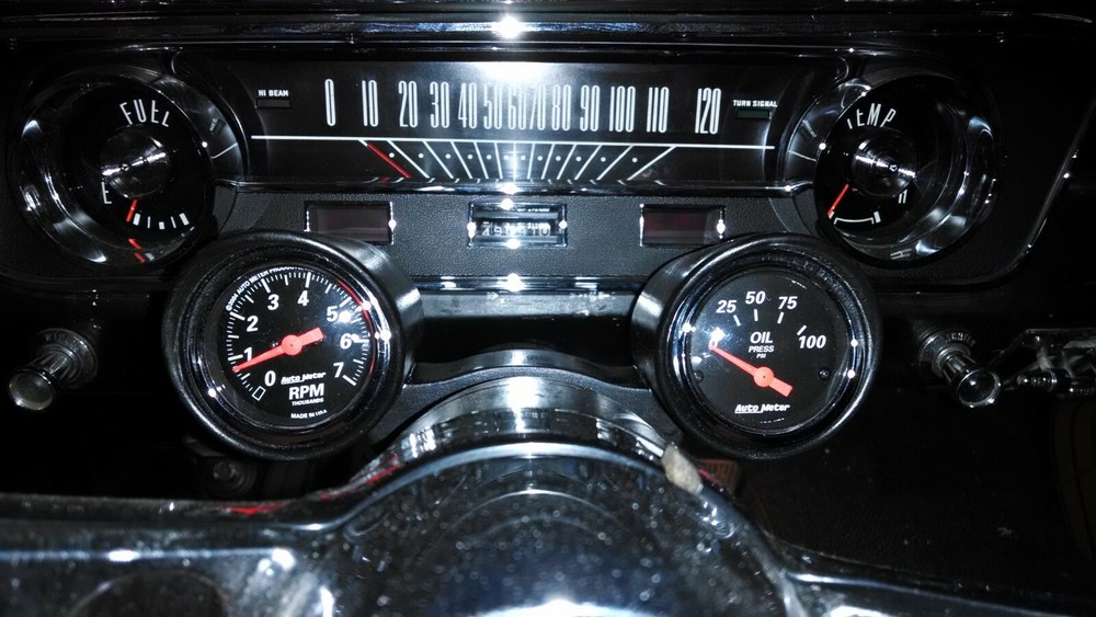 NEW Options!! Custom Low Profile Rally Pac for 1965 - 1966 Mustang