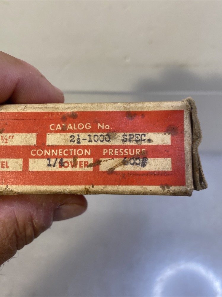 Vintage Ashcroft Gauge Box Only