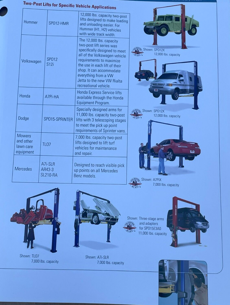 Rotary - Two-Post Professional Automotive, Catalog