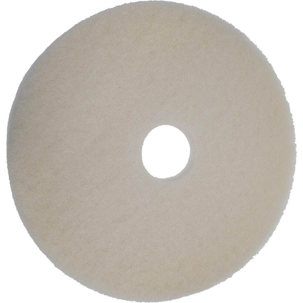 5 Pack PRO SOURCE Floor Polishing Pads: Fine White Polyester, 17" Diameter