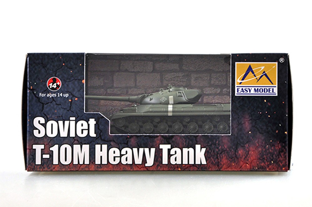 Easy Model 1/72 Soviet T-10M Heavy Tank Plastic Finished Model #35175