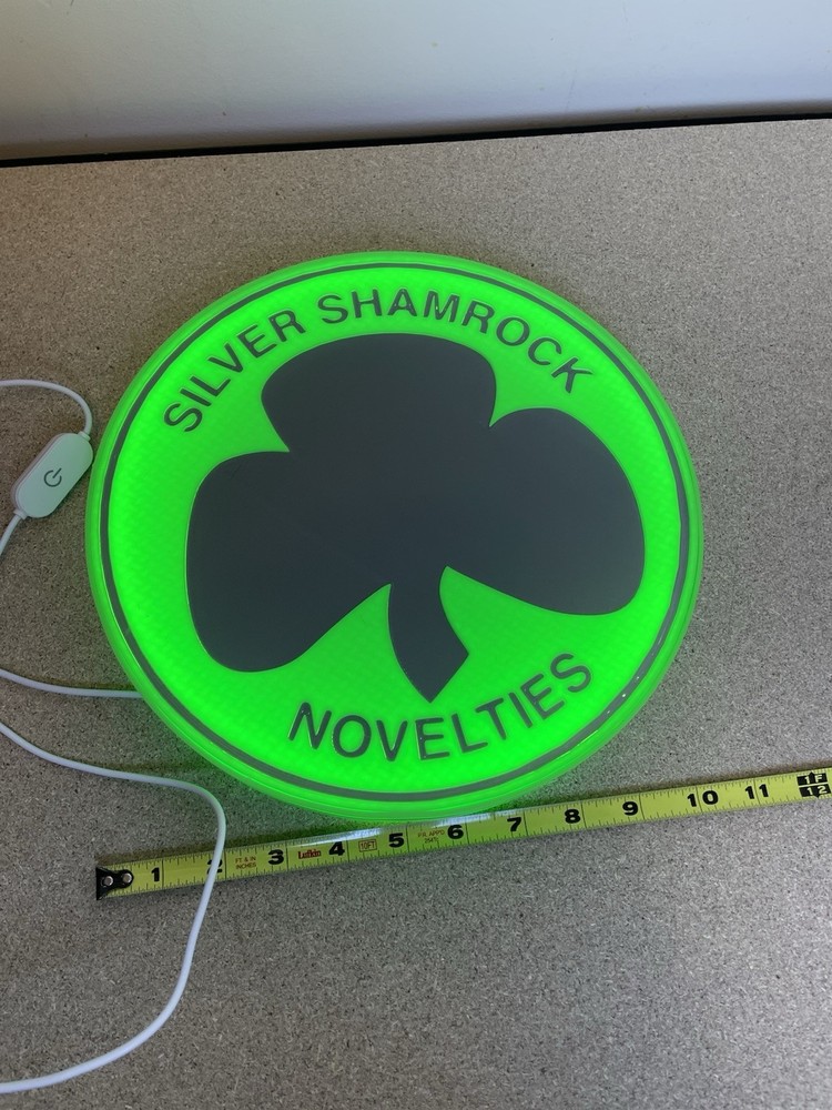halloween light box sign