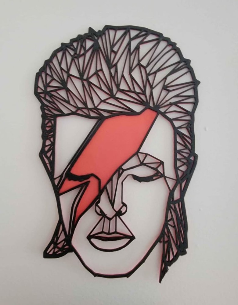 David Bowie 2D Hanging Art Piece