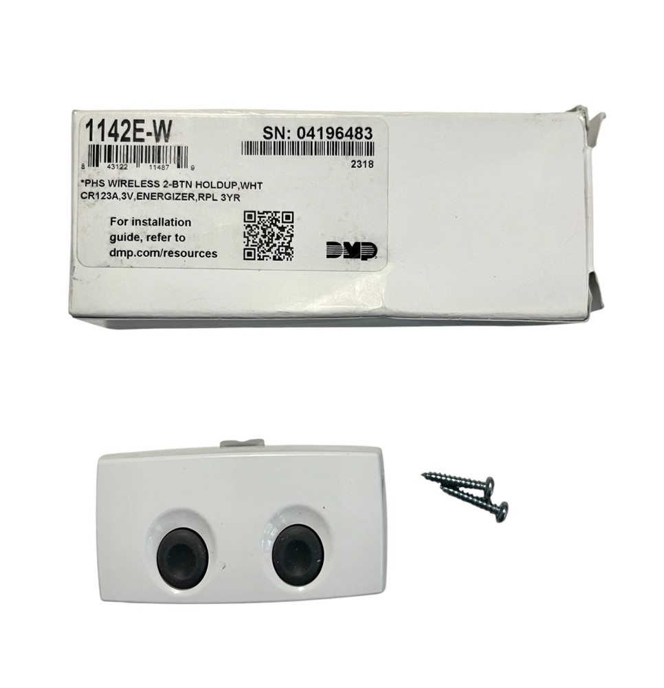 DMP 1142E-W PHS Wireless 2-Button Holdup White