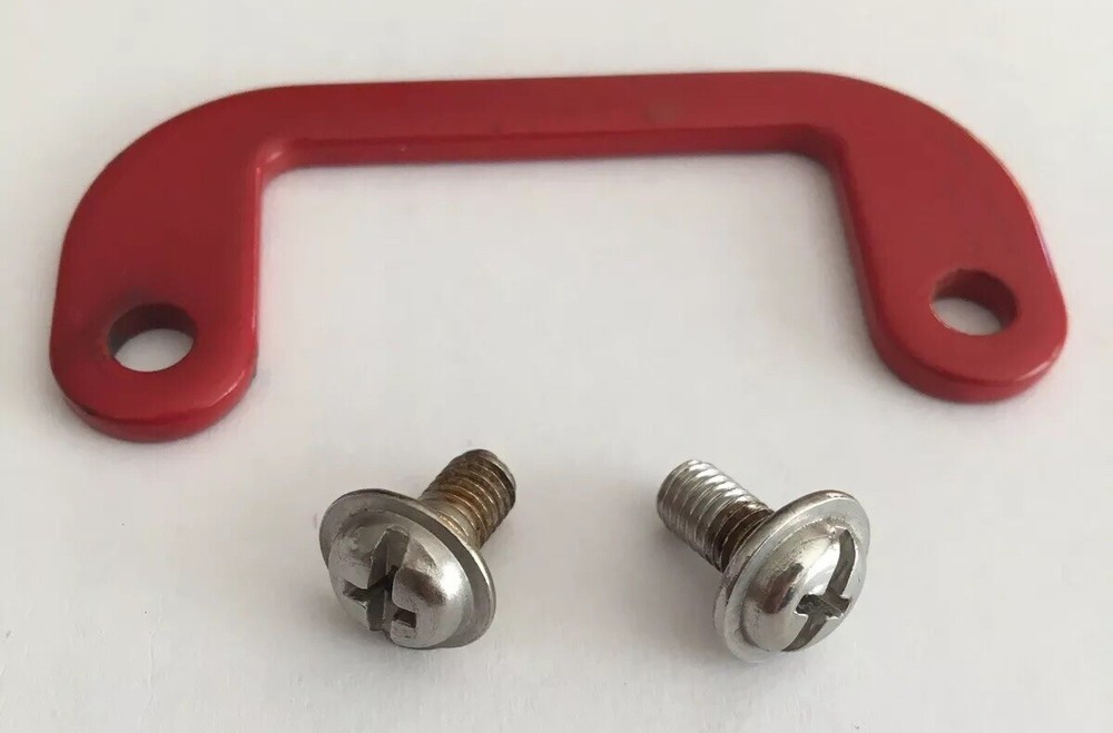 BOB Revolution Stroller Jogger RED U Shape Bracket & Scews.  Models 2004 - 2009