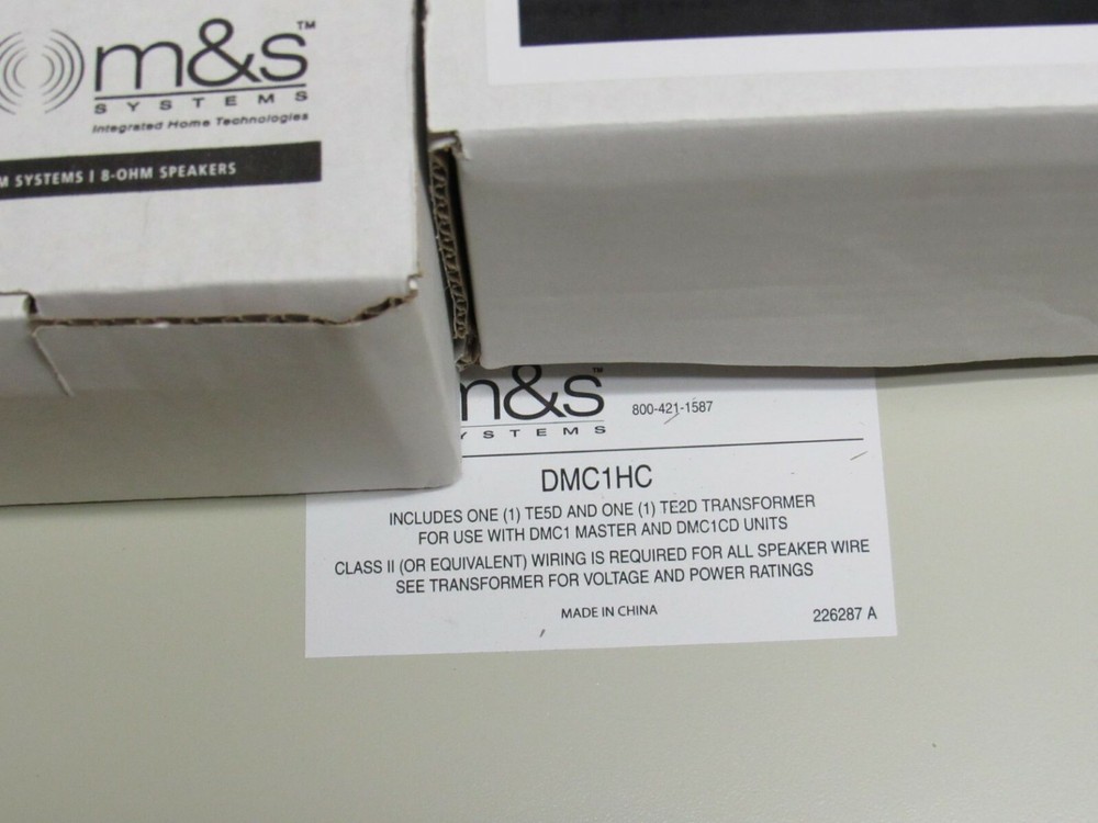 DMC1HC New M&S Combo Housing DMC1/DMC3-4 Intercom + DMCBT, DMCMP3 or CD Player
