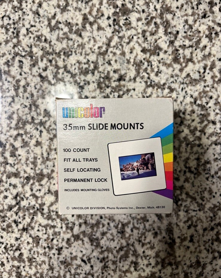 Unicolor 35mm slide mounts
