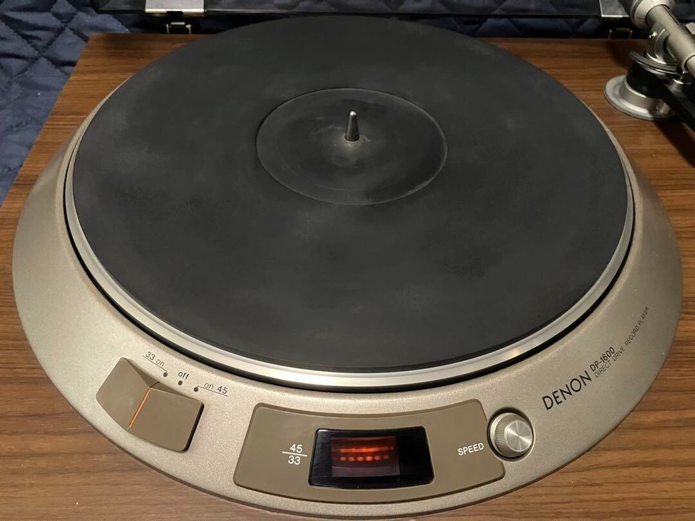 Denon DP-1600 Fully Automatic Direct Record Player Turntable Good